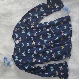 Carter's girl toddler blouse size 3T blue